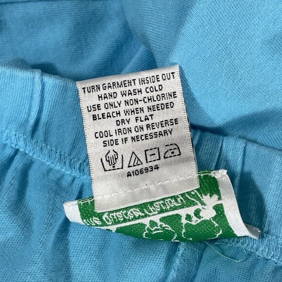 Quacker Factory Skirt Womens Size 2X Blue Embroidered Floral Blue Rear Split Hem - Picture 4 of 9